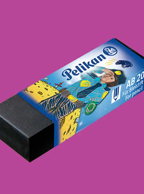 DUST FREE ERASER – BLACK – LARGE – PELIKAN