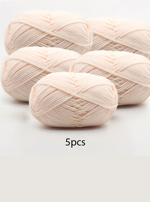 KNITTING 4 PLY YARN – 5 PC SET