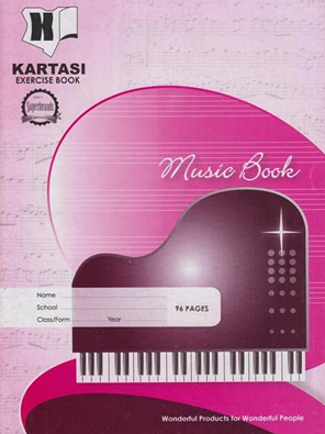 A4 96 PAGES MUSIC MANUSCRIPT KARTASI