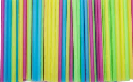 COLOURED STRAWS – 10 PC PACK