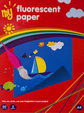 A4 FLOURESCENT BOOK