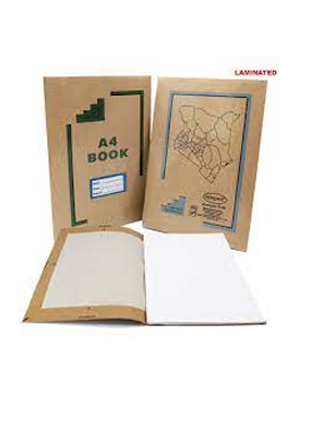 A4 LAMINATED BROWN BOOK COVER – READY MADE