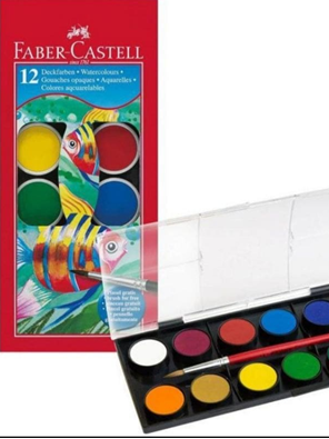 FABER CASTELL CAKE WATER PAINT – SET