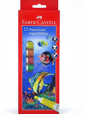 FABER CASTELL WATER PAINT – TUBES – 9ML