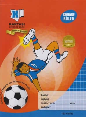 A4 120 PAGES SQUARE RULED KARTASI