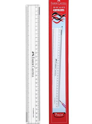 PLASTIC RULER 30CM – FABER CASTELL